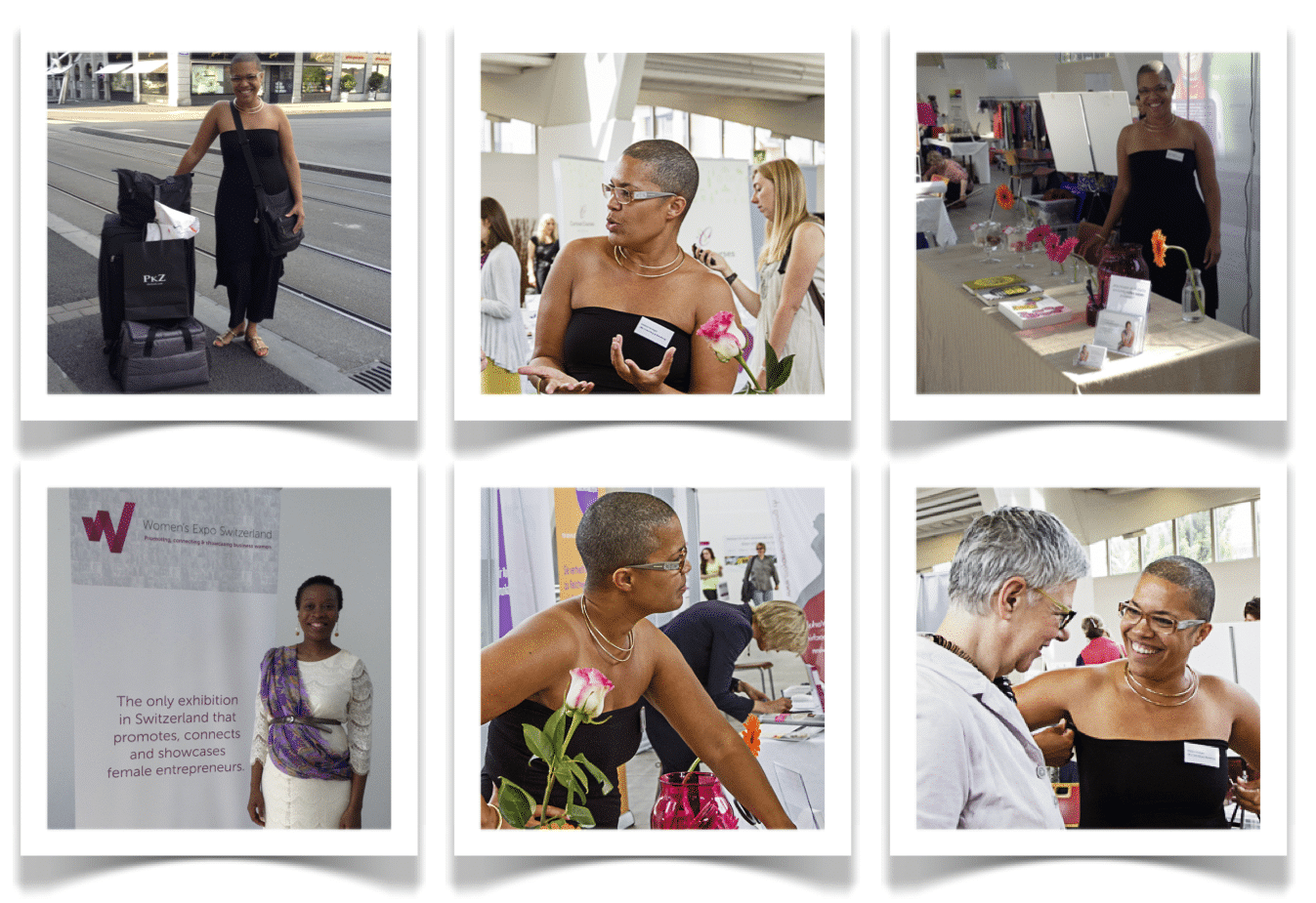 Unten links: Lisa Chuma, Gründerin der Frauenmesse