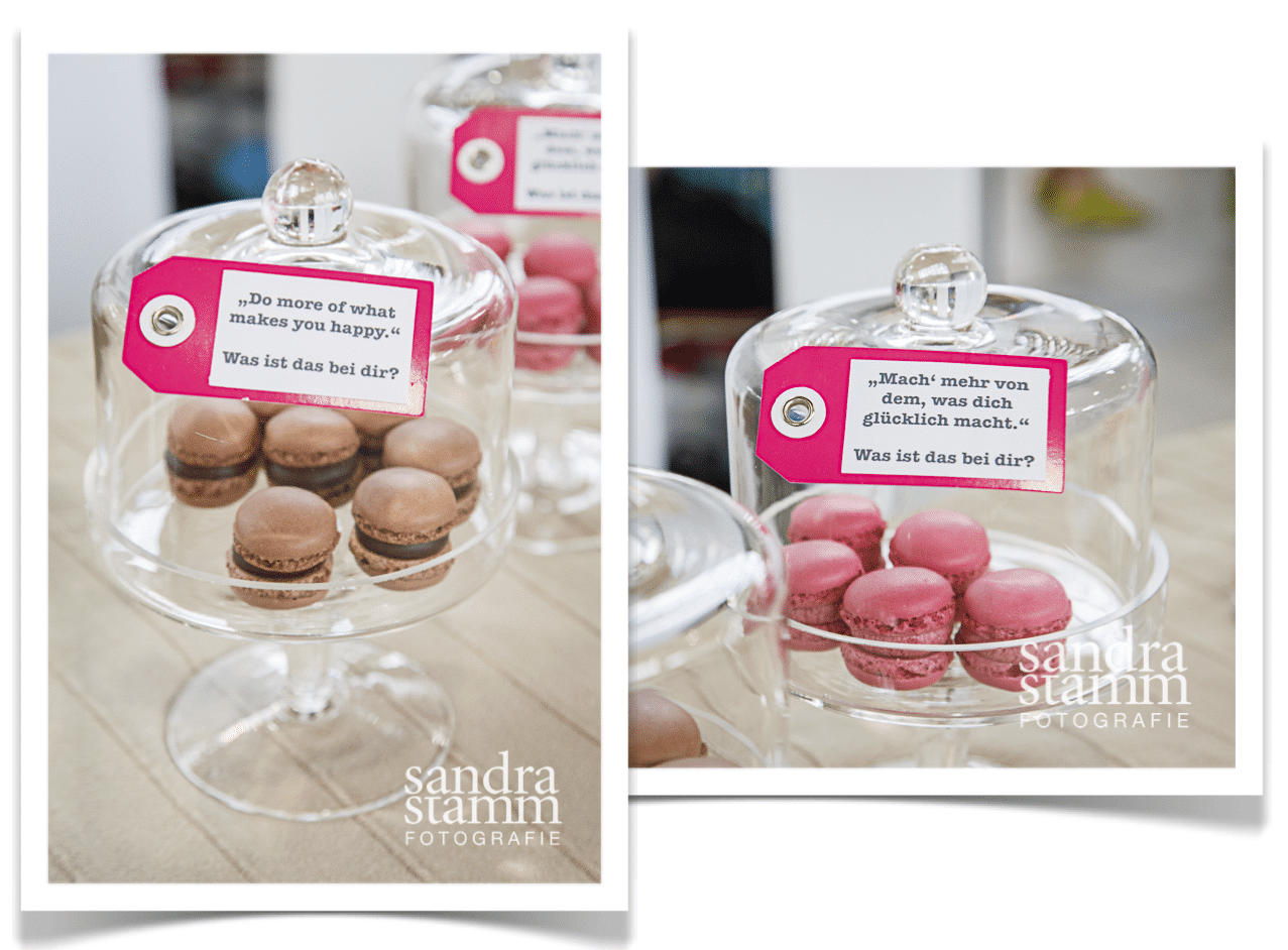 Luxemburgerli an Sabina's Messestand