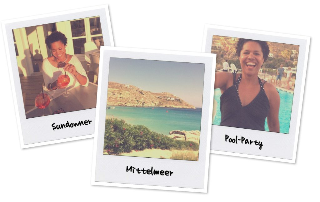 Collage mit Urlaubsbildern